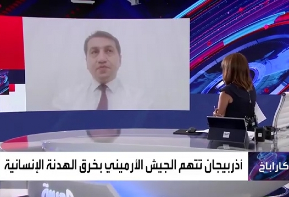 Prezidentin köməkçisi Hikmət Hacıyev “Əl-Ərəbiyə” kanalına müsahibəsində Ermənistanın son təxribatlarından danışıb YENİLƏNİB VİDEO