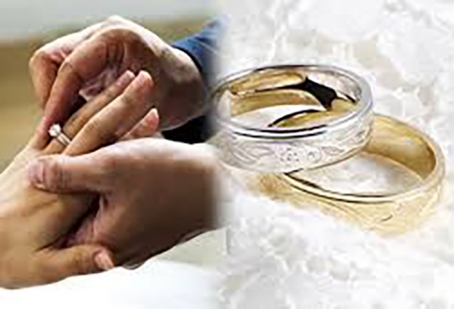 В январе-августе в Азербайджане зарегистрировано 23 тысячи 415 браков
