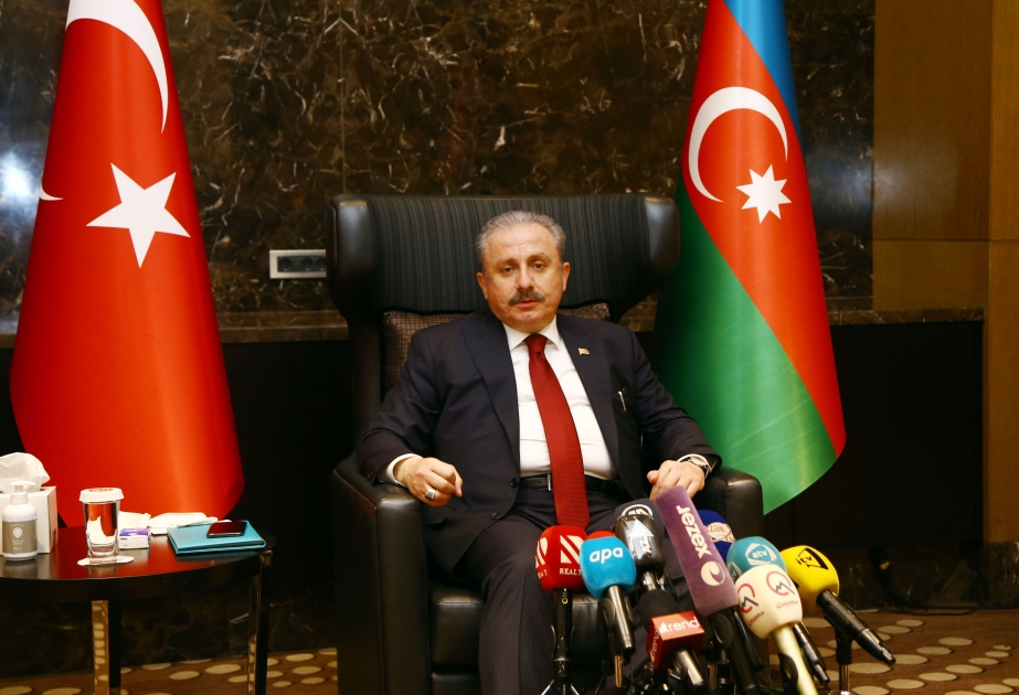 Turkish parliament speaker: Aggressor Armenia must withdraw from Azerbaijani territories