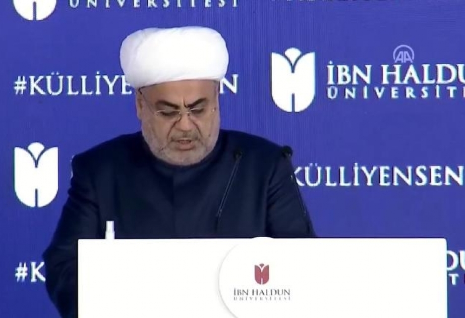 Allahşükür Paşazadə: Məscidlərinizin minbərlərindən ucalan dualar, oxunan xütbələr azərbaycanlı qardaşlarınız tərəfindən heç zaman unudulmayacaq