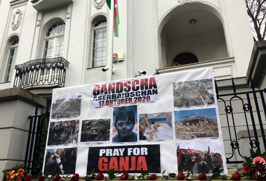 Berlin sakinləri Ermənistanın Gəncəyə raket hücumu barədə məlumatlandırılıb