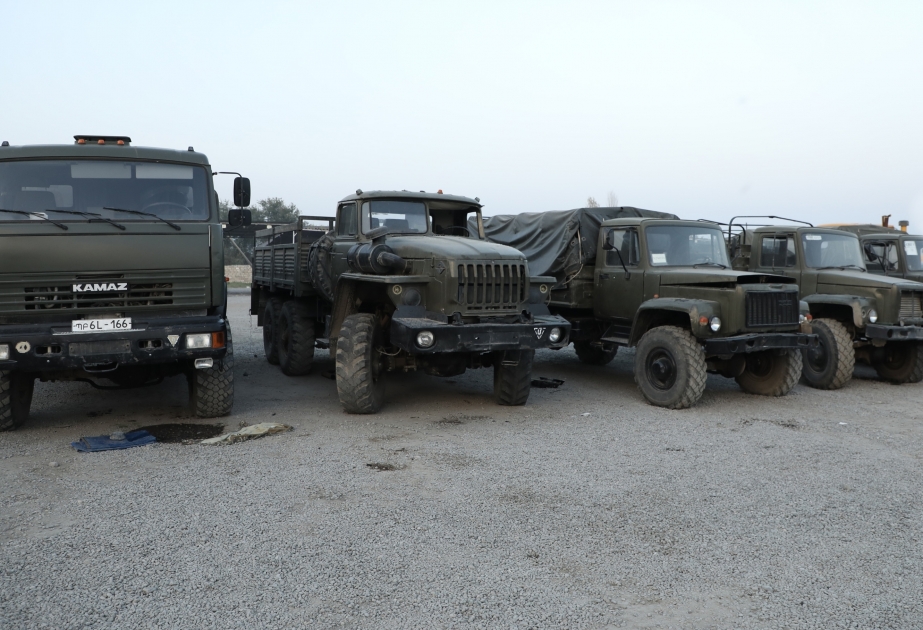 Quelques autres matériels militaires de l'armée arménienne pris comme butin de guerre VIDEO