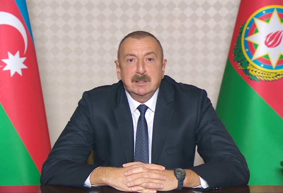 El presidente Ilham Aliyev se dirigió a la nación
