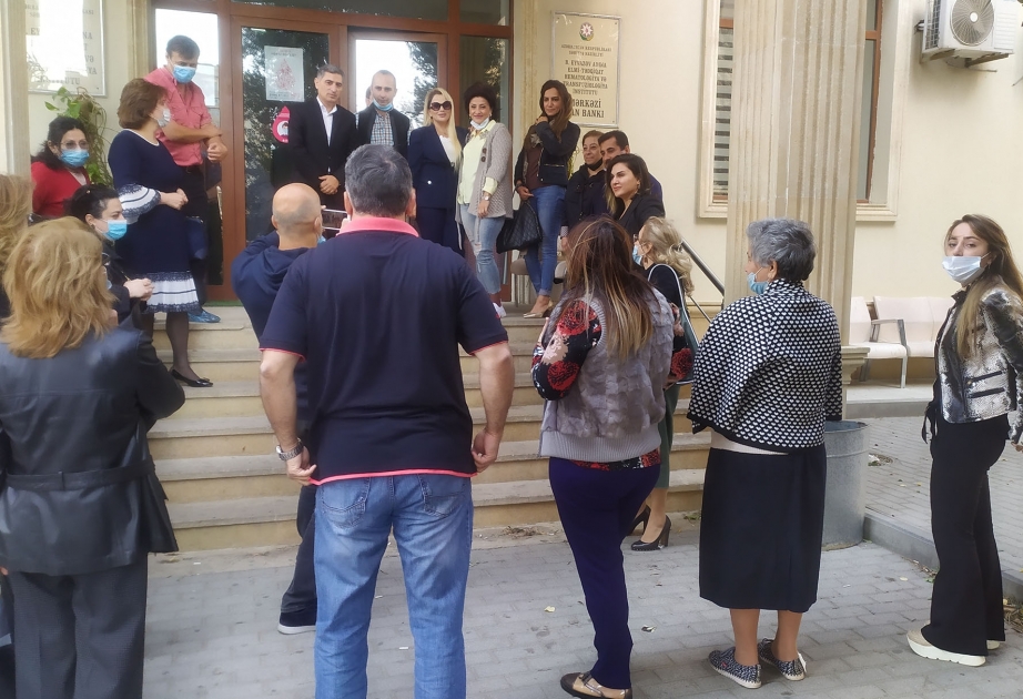 “Bu qələbədə bizim də qanımız olsun” şüarı ilə qanvermə aksiyası keçirilib