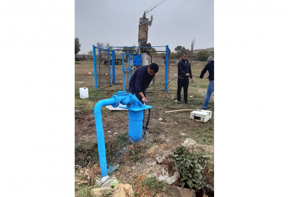 Melioratorlar işğaldan azad olunmuş ərazilərdə subartezian quyularının bərpasına başlayıblar