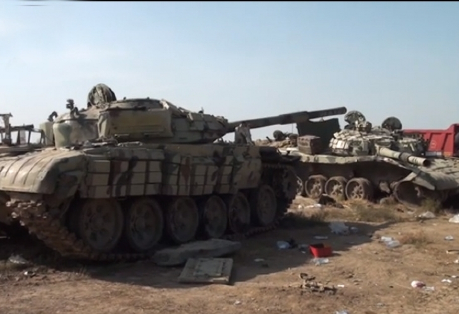 Affaibli devant l’armée azerbaïdjanaise, l’ennemi prend la fuite en abandonnant ses matériels militaires VIDEO