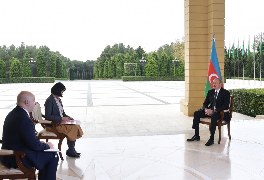 President Ilham Aliyev was interviewed by Japan’s Nikkei newspaper VIDEO