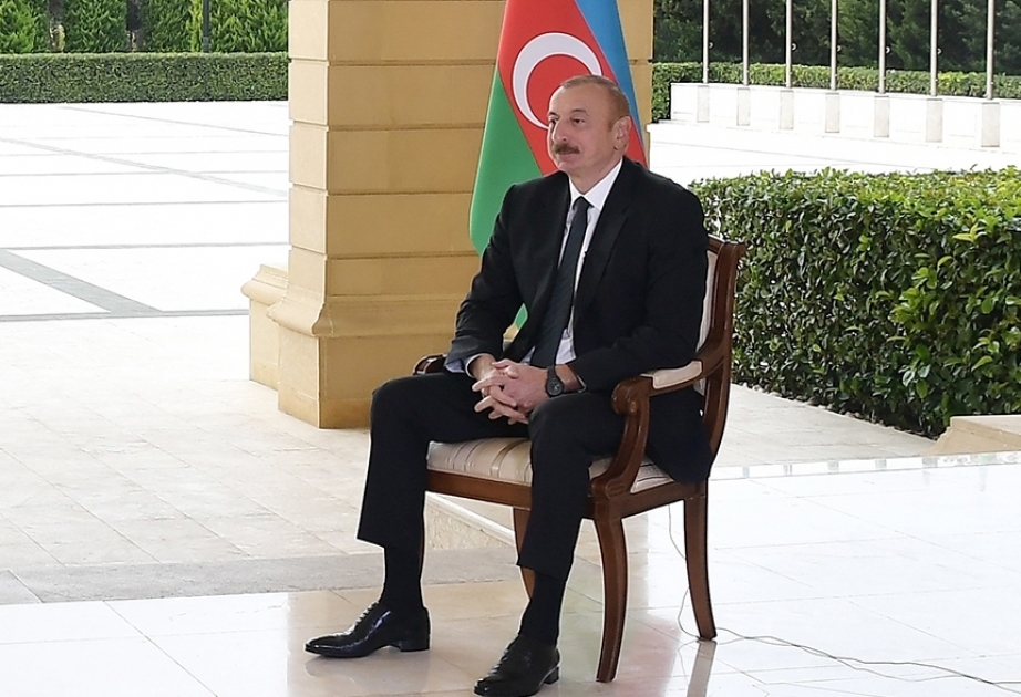 Президент Ильхам Алиев: Для начала переговоров должны быть освобождены все оккупированные районы Азербайджана, а затем начались переговоры