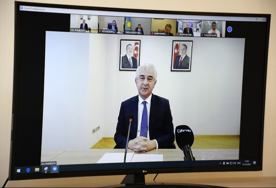Əli Əhmədov Şanxay Əməkdaşlıq Təşkilatının Beynəlxalq Partiyalararası Forumunda iştirak edib