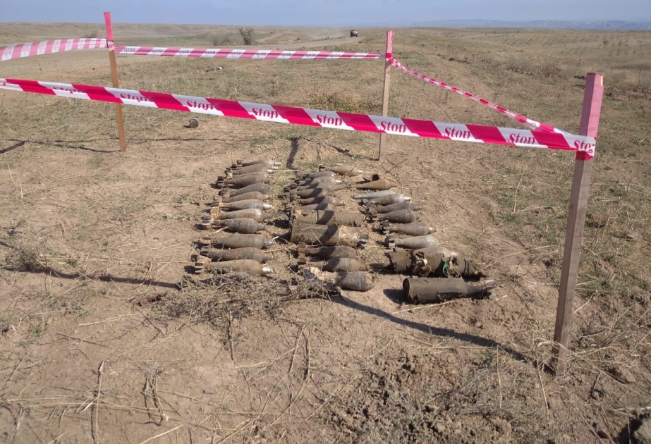 ANAMA 175 partlamamış hərbi sursat və 2 dron aşkarlayıb