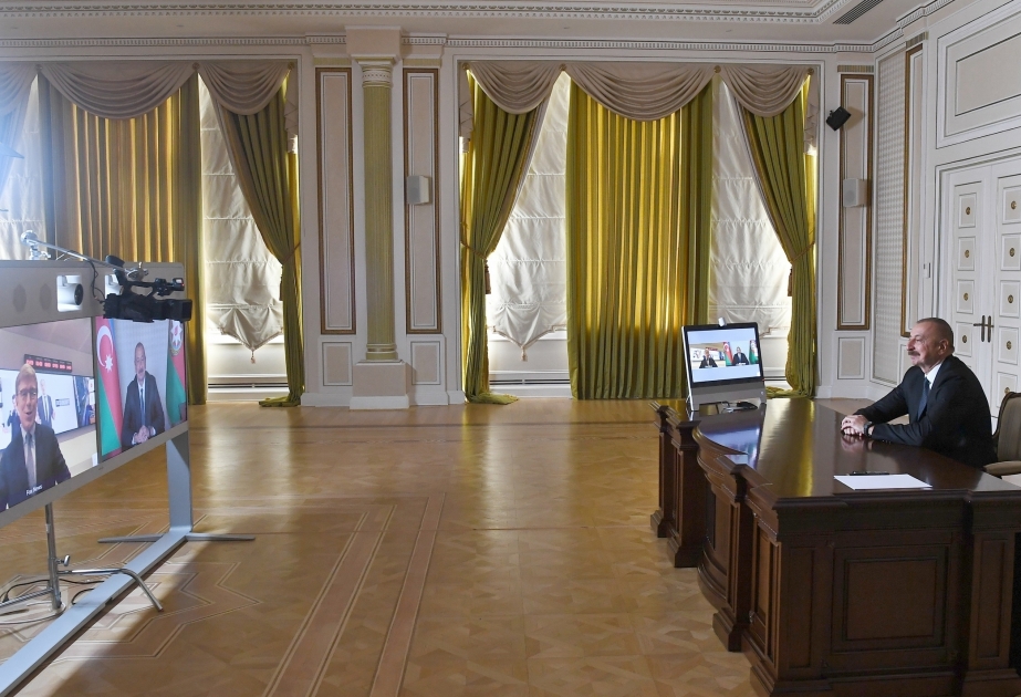 President Ilham Aliyev was interviewed by U.S. Fox News TV channel VIDEO