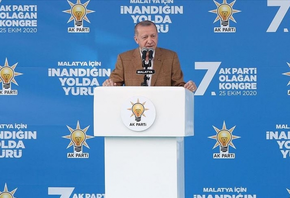 Türkiyə Prezidenti Rəcəb Tayyib Ərdoğan dünyadakı ikili standartları kəskin şəkildə qınayıb VİDEO