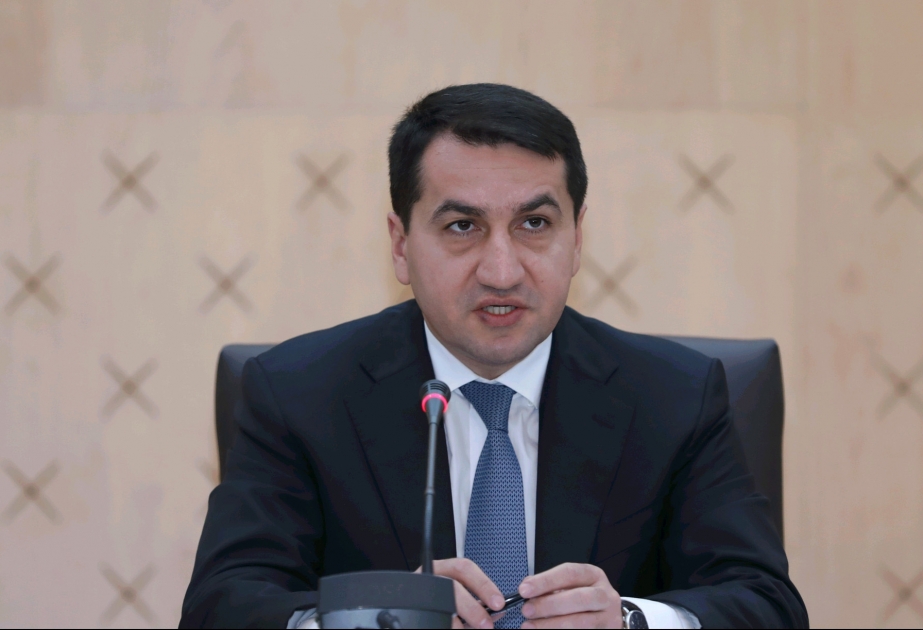 Hikmət Hacıyev: Növbəti dəfə humanitar atəşkəsin pozulmasına görə də məsuliyyət Ermənistanın üzərinə düşür