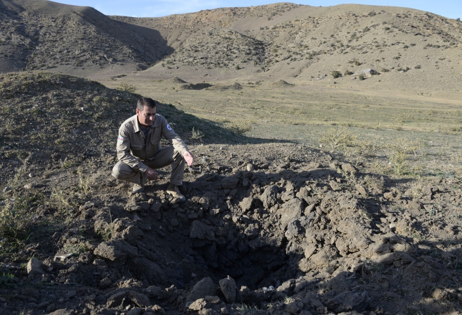 Las Fuerzas Armadas de Armenia dispararon un misil prohibido a la aldea de Mesheli en el distrito de Goranboy