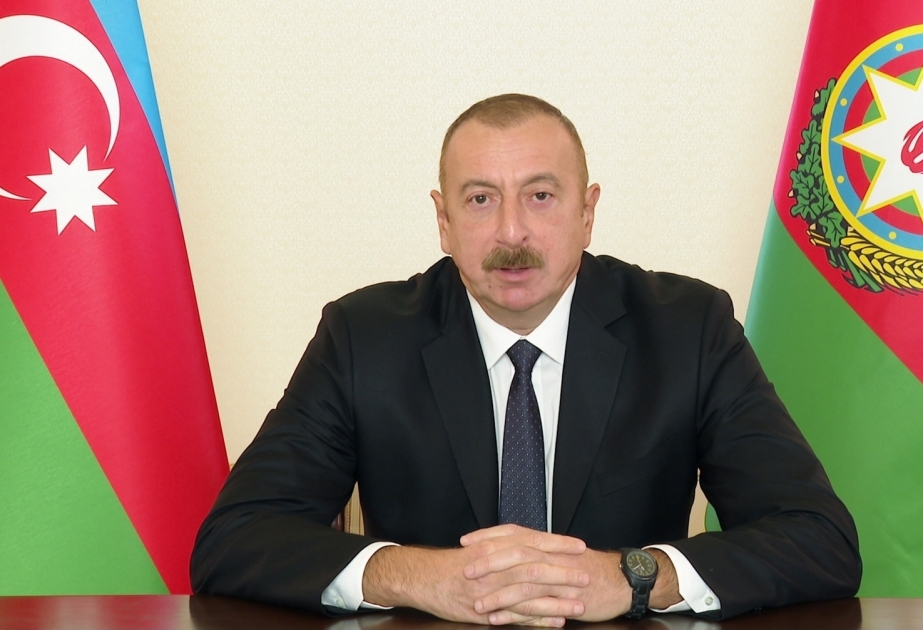 El presidente Ilham Aliyev se dirigió a la nación