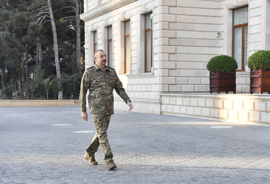 الرئيس إلهام علييف: جندي وضابط أذربيجان يلقن العدو درسا اليوم في ساحة القتال ويطرده من أرضنا