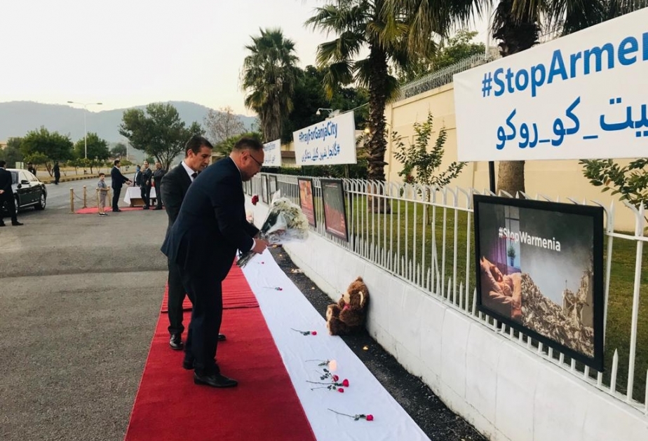 Pakistanda xarici ölkələrin səfirliklərinin yerləşdiyi diplomatik anklavda erməni terrorunun fəsadlarını əks etdirən guşə yaradılıb VİDEO