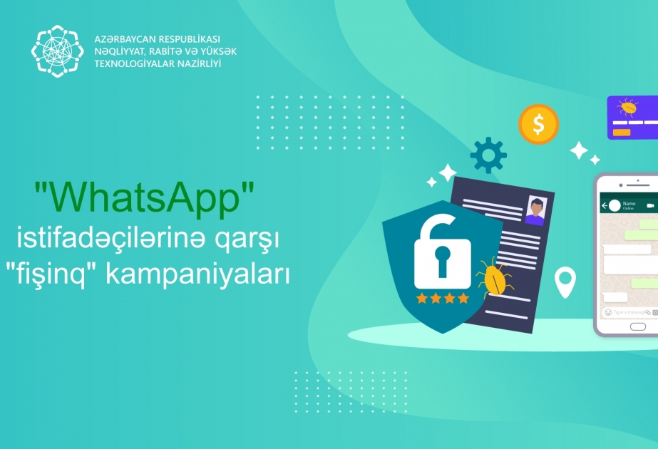 Vətəndaşların nəzərinə! “WhatsApp” üzərindən “fişinq” kampaniyaları həyata keçirilir