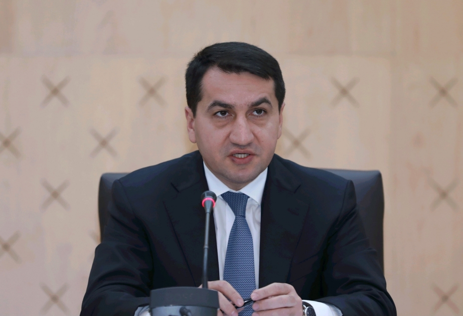 Hikmat Hajiyev: War crimes of Armenia`s political-military leadership continue