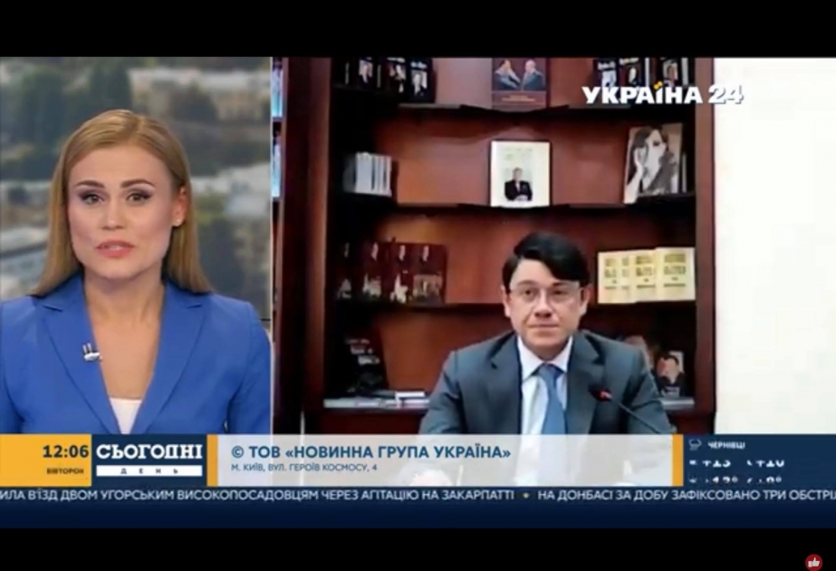 “Ukraina-24” telekanalında Ermənistanın humanitar atəşkəsi yenidən pozması barədə danışılıb VİDEO