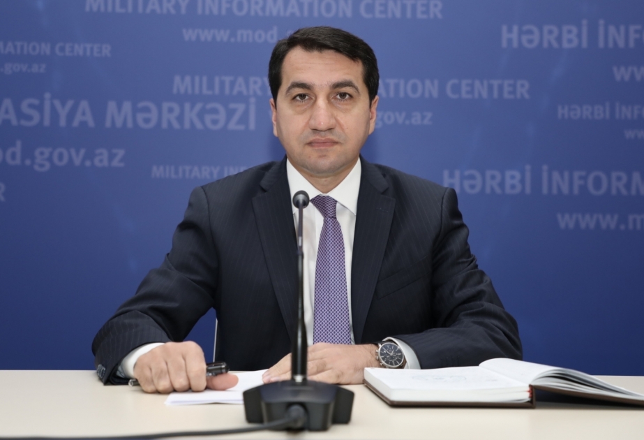 Hikmat Hajiyev: Einsatz von Streubomben durch Armenien ist darauf zurückzuführen, immer mehr Zivilisten zu töten VIDEO