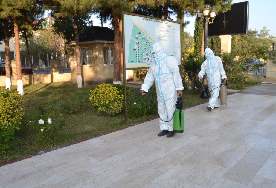 Zərdabda koronavirus pandemiyası təhlükəsi ilə əlaqədar dezinfeksiya işləri aparılır
