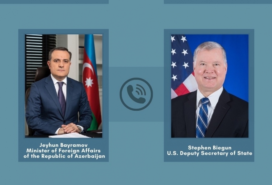 Se mantuvo la conversación telefónica entre el canciller azerbaiyano y el subsecretario de Estado de los EE.UU.