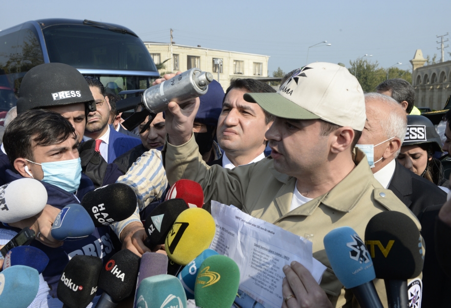 ANAMA-nın direktoru: Düşmən istifadəsi qadağan olunan raketlərlə dinc əhalini hədəf alıb