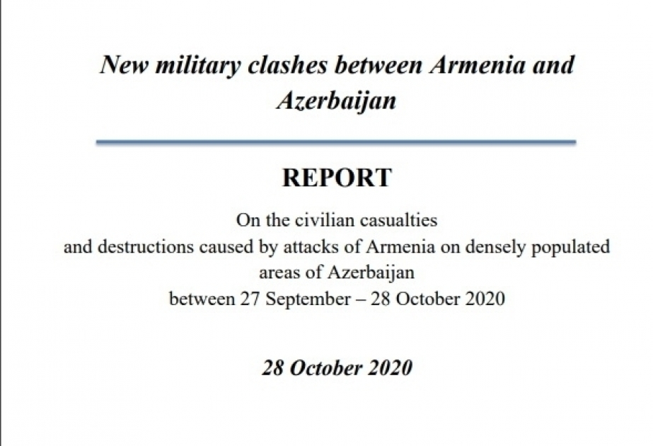 COJEP International, con sede en Francia, publica un informe sobre las víctimas civiles causadas por los ataques de los armenios a zonas densamente pobladas de Azerbaiyán