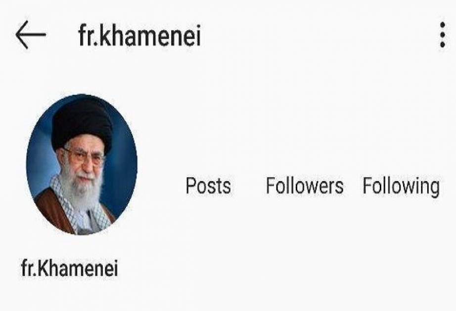İranın Ali Rəhbərinin “Instagram” hesabı dondurulub