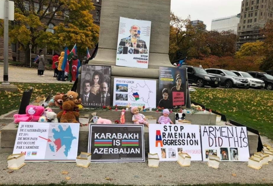 Kanadada xalqımızla həmrəylik aksiyası keçirilib