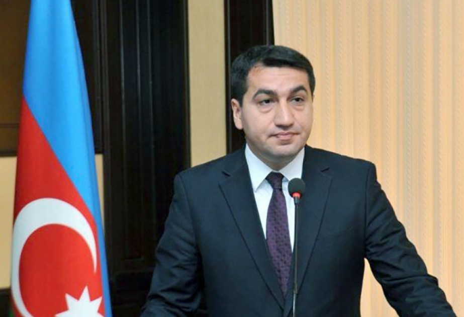 Hikmət Hacıyev ermənilərin saxtakarlığını ifşa edib