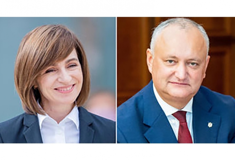 Moldovada prezident seçkilərində qalib müəyyənləşməyib: Dodon və Sandu ikinci turda mübarizə aparacaq