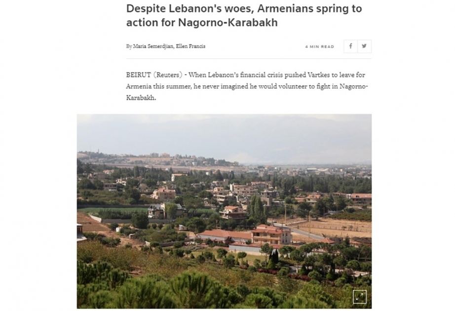 أرمينيا تجلب بشكل جماعي مرتزقة من لبنان للقتال ضد أذربيجان