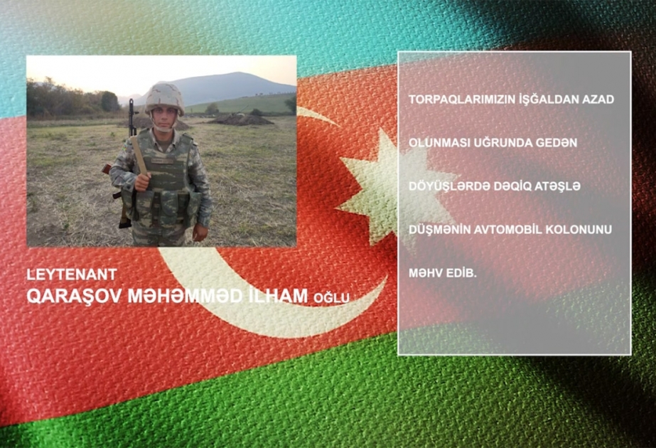 Düşməni qorxu içində saxlayan igid zabitimiz VİDEO