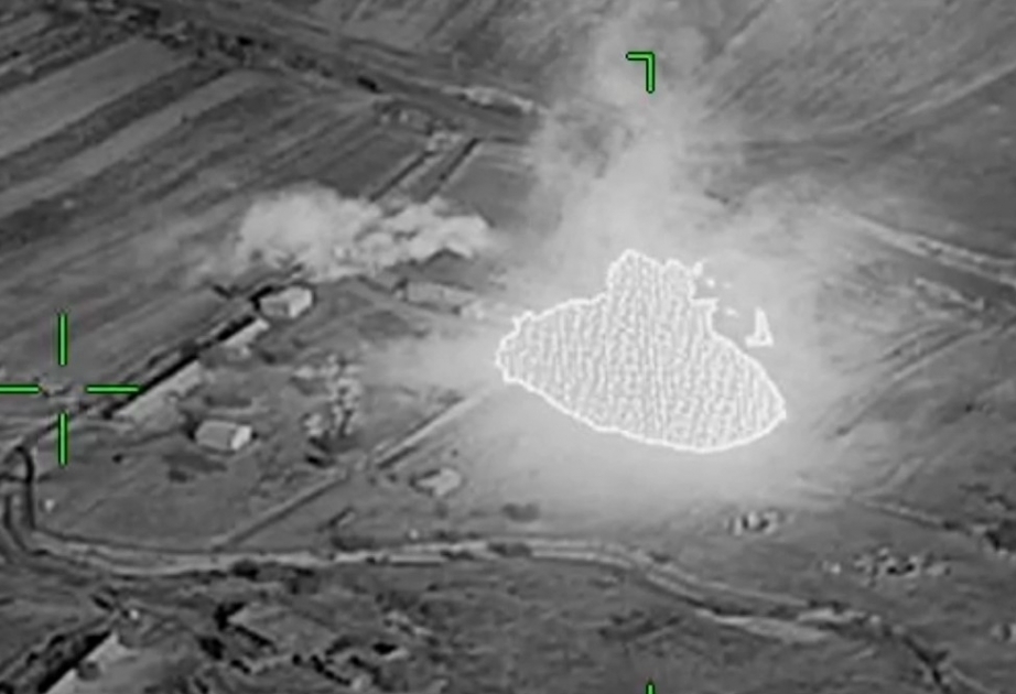 Azerbaijan`s Defense Ministry: Next enemy ammunition depots were destroyed VIDEO