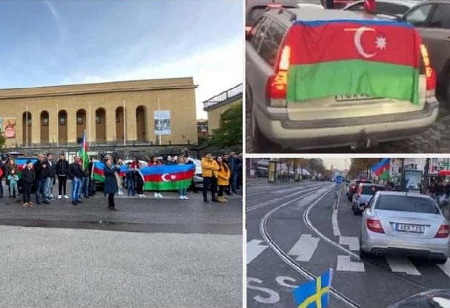Stokholm və Yöteborqda Azərbaycana dəstək məqsədilə avtoyürüş keçirilib