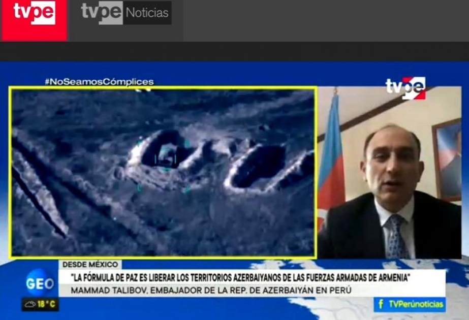 Peru dövlət televiziya kanalının aparıcısı: “Azərbaycan ərazilərinin işğalı qəbuledilməzdir” VİDEO