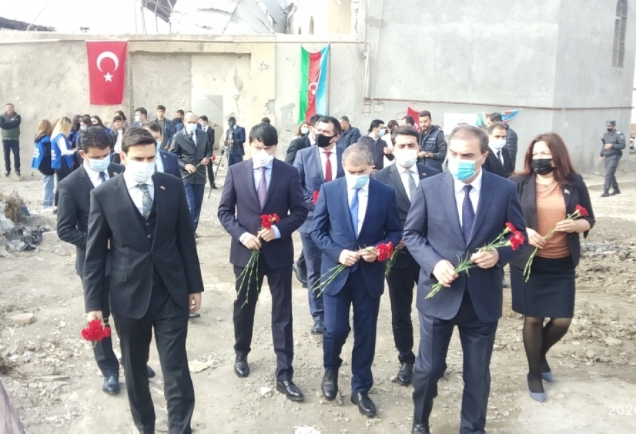 Türkiyənin Xaricdə Yaşayan Türklər və Əqrəba İcmaları Baş İdarəsinin rəisinin başçılıq etdiyi nümayəndə heyəti Gəncəyə gəlib VİDEO