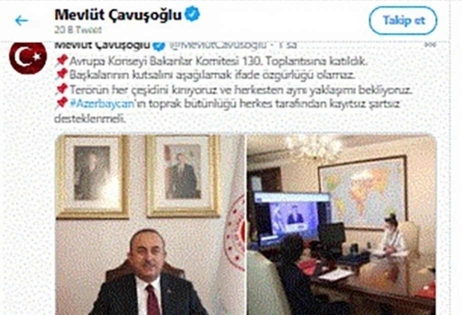 Mevlüt Çavuşoğlu: Territoriale Integrität Aserbaidschans muss von allen bedingungslos unterstützt werden
