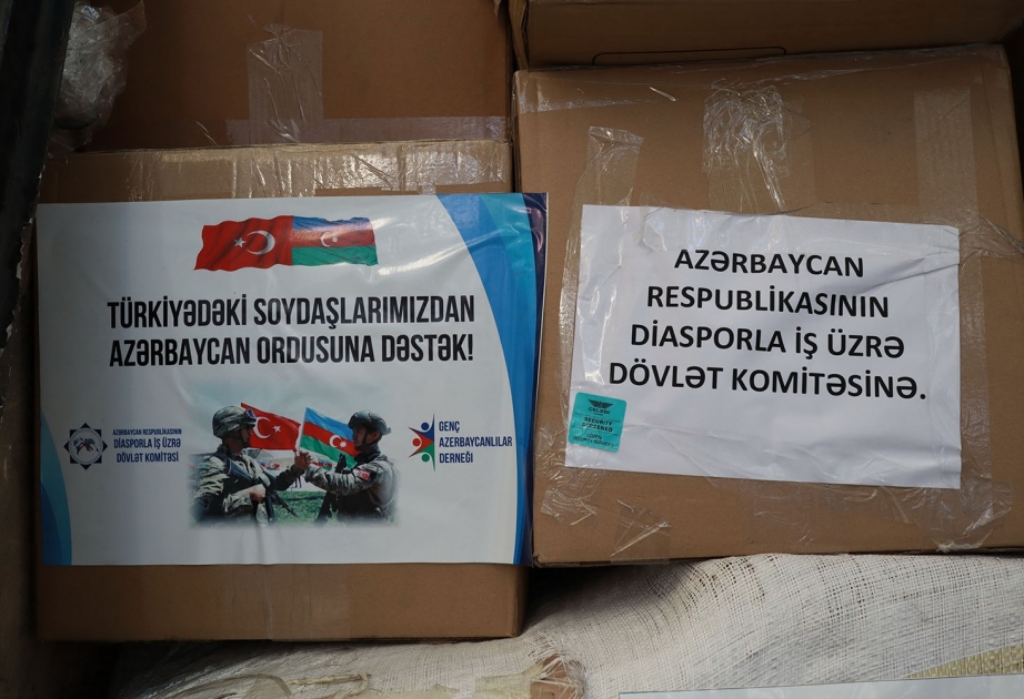 Azərbaycan diasporu Ordumuza və mülki əhaliyə yardım göndərir