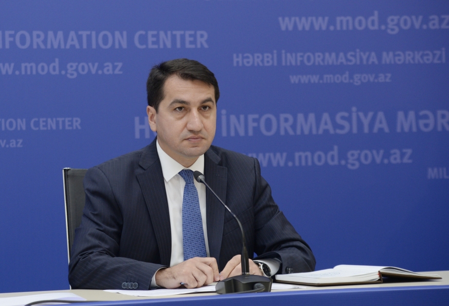 Хикмет Гаджиев: Армения и незаконный режим распространяют многочисленную противоречащую друг другу ложную и фальсифицированную информацию