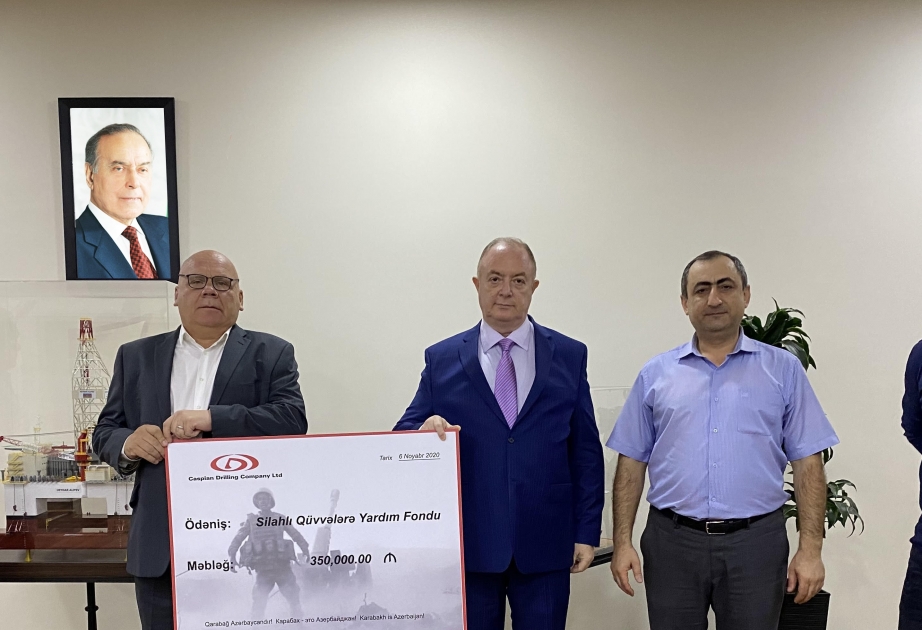 ®  “Caspian Drilling Company” Azərbaycan Silahlı Qüvvələrinin Yardım Fonduna növbəti dəfə ianə edib