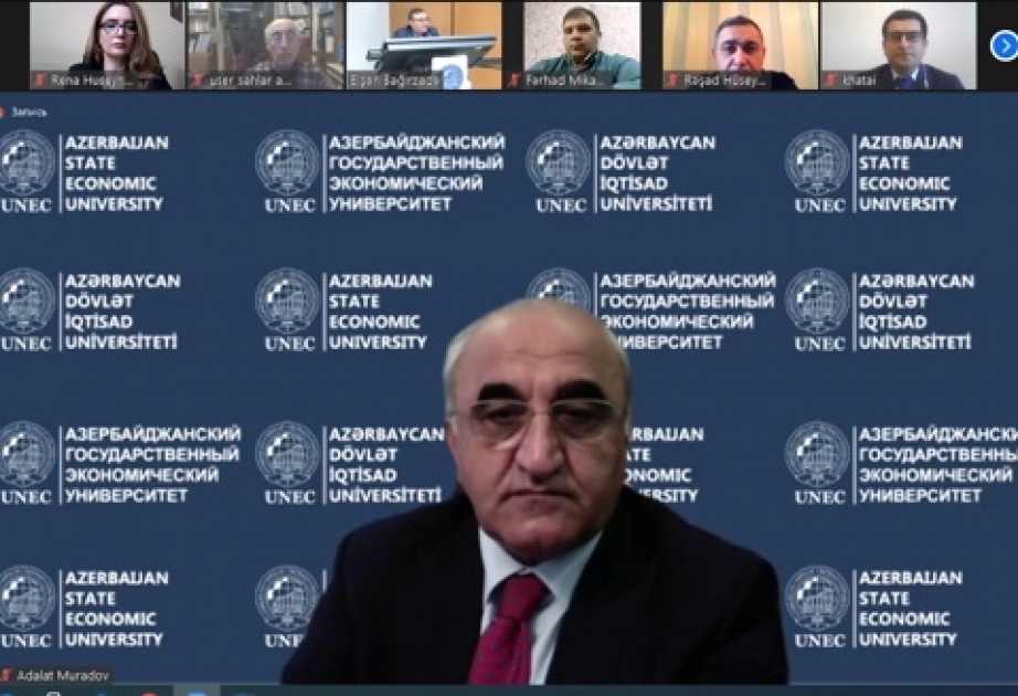 UNEC-də müzakirə: Vətən müharibəsinin əhalinin həyat məmnuniyyətinə gözlənilən təsirləri