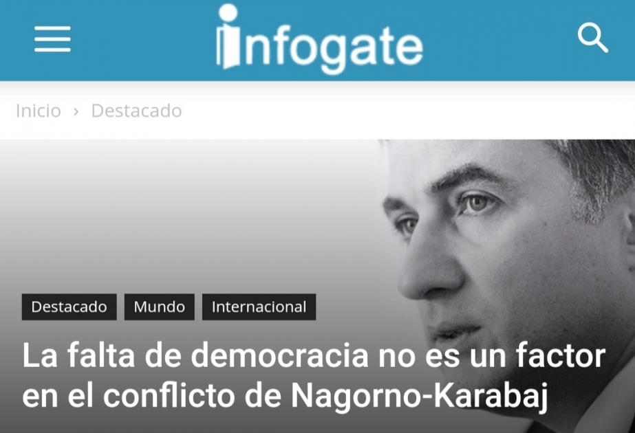 Çilinin “Infogate” agentliyi Ermənistan-Azərbaycan münaqişəsi ilə bağlı məqalə yayıb