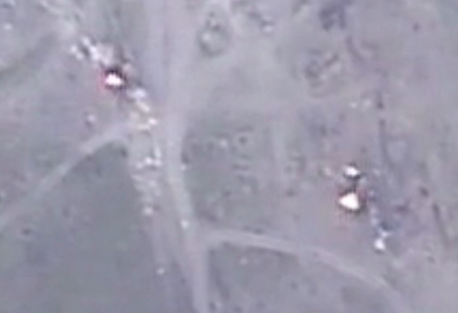 Stellungen armenischer Streitkräfte bombardiert VIDEO