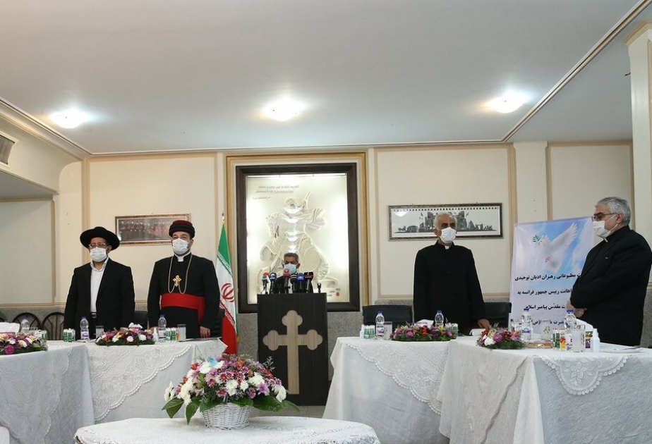 İranda dini azlıqların nümayəndələri Avropadakı islamofobiyaya qarşı etiraz ediblər