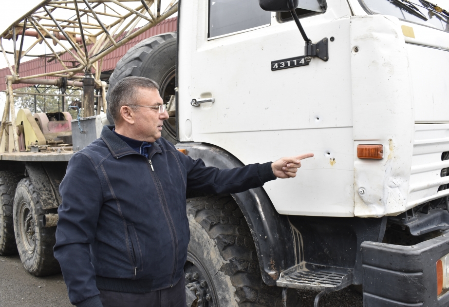 Como resultado de los bombardeos el sistema de irrigación del distrito de Agdam fue dañado