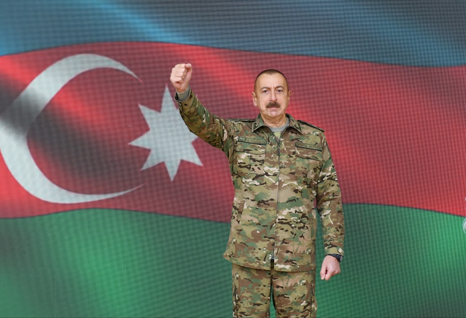 Prezident İlham Əliyev: 2020-ci il noyabrın 8-i Azərbaycan tarixində əbədi qalacaqdır VİDEO 