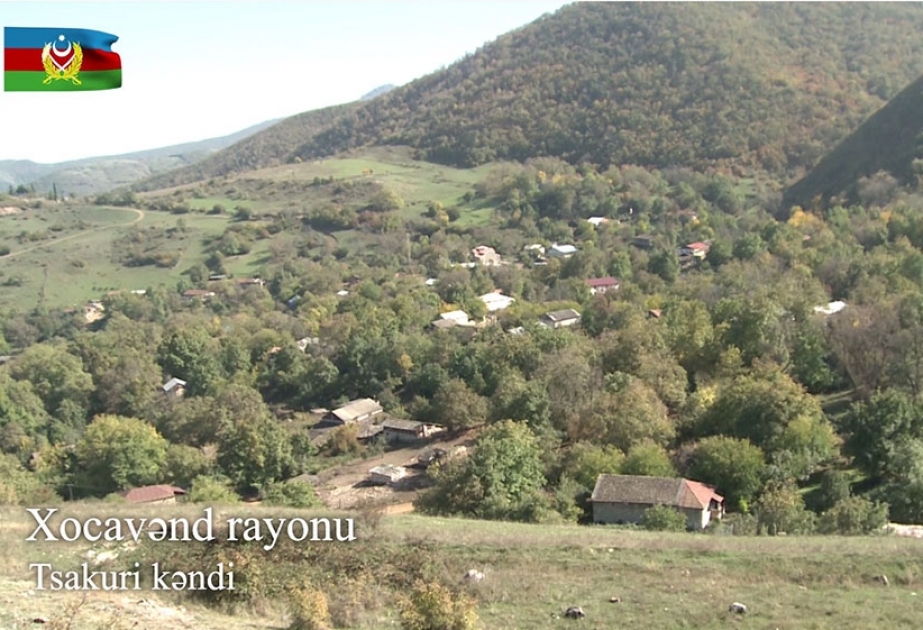 Xocavənd rayonunun işğaldan azad olunan Tsakuri kəndinin videogörüntüsü VİDEO
